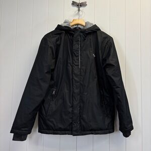 Wantdo Boys Activewear Ski Snowboarding Fleeced Winter Jacket Size 14/16 Black